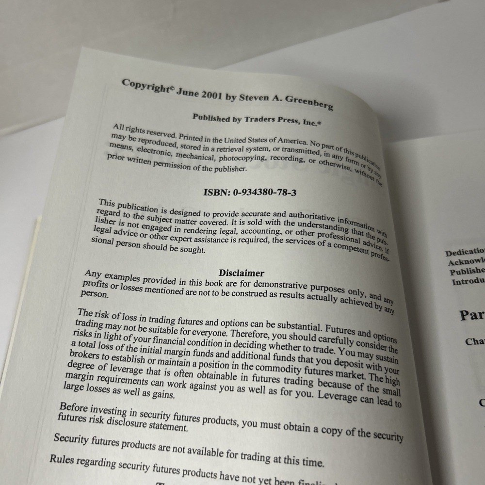 The Complete Guide to Single Stock Futures Greenberg RARE - Picture 6 of 10